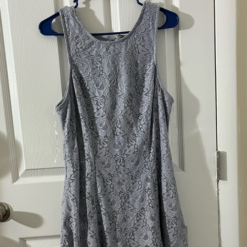 Women’s form-fitting purple summer dress